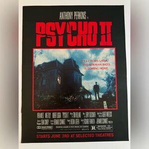 5/$20 Pshycho II vintage Ad 1983